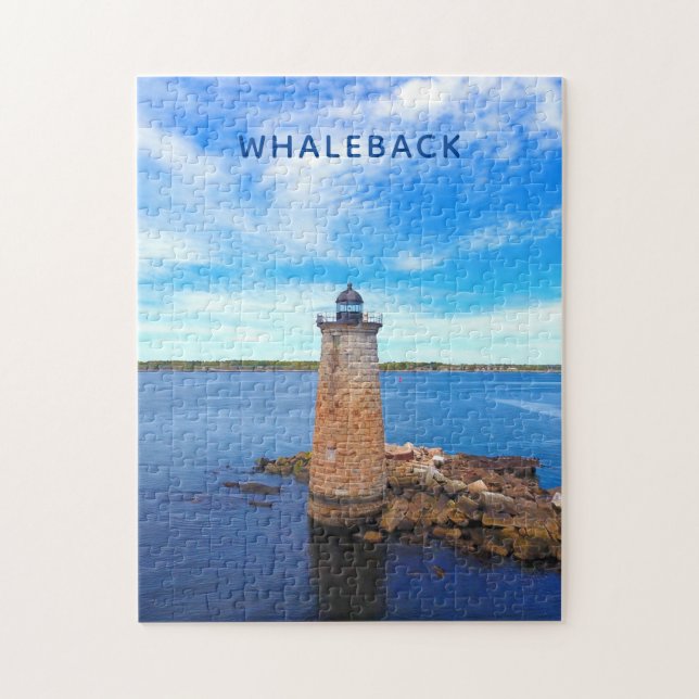 Whaleback Lighthouse Pussel (Vertikal)