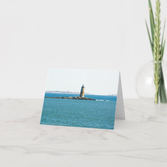 Whaleback Lighthouse Tack Kort (Framsida)