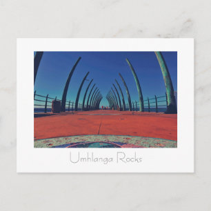 Whalebone Pier Umhlanga Durban SA Postcard Vykort