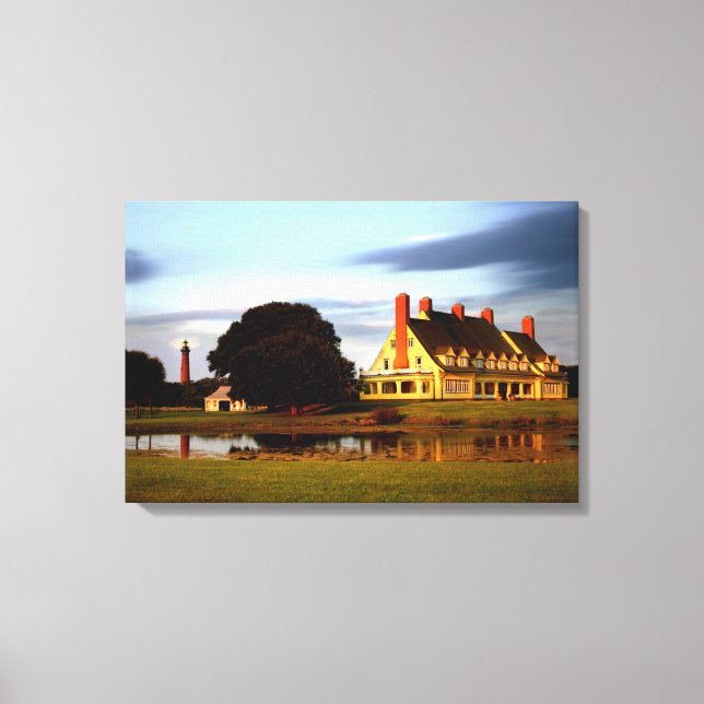 Whalehead Light Canvastryck (Framsida)