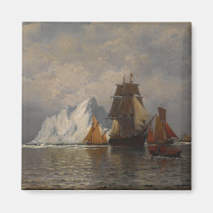 Whaler och fiskefartyg nära Kusten i Labra Magnet