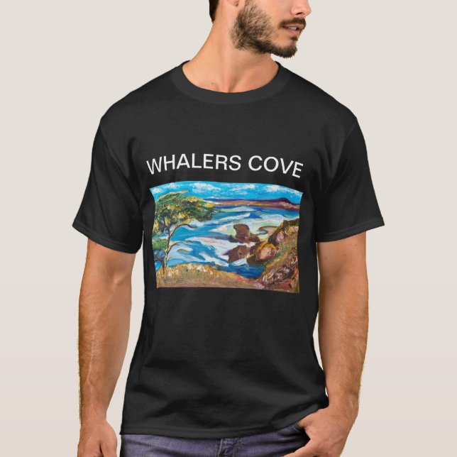 Whalers Cove, Point Lobos State Natural Reserve CA T Shirt (Framsida)
