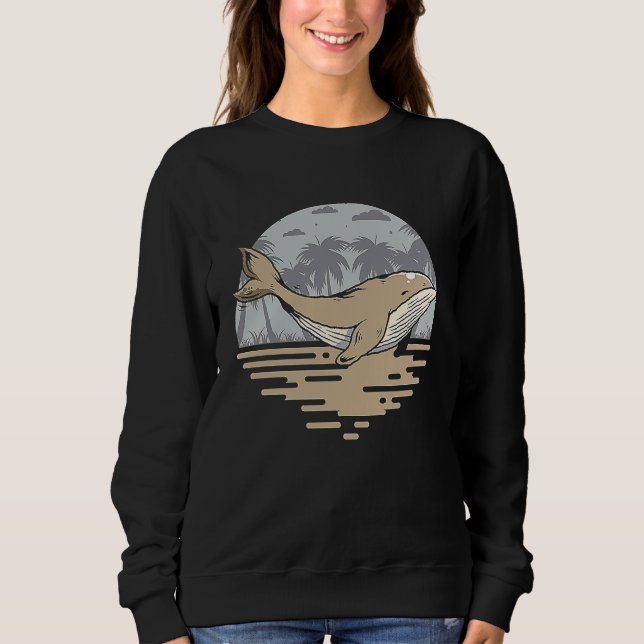 Whales Cute Ocean Mammals  Whale   Ocean Creatures T Shirt (Framsida)