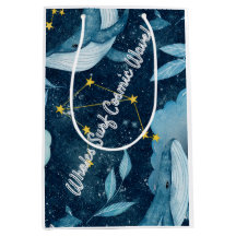 Whales Surfa Cosmic Vinkar Blue Constellation Desi