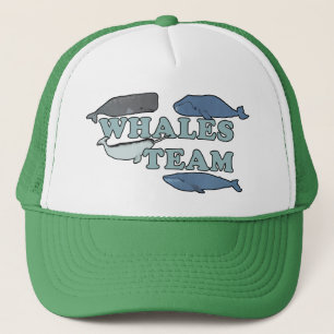 Whales Team Environmental Whale Älskare Grönt Keps