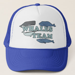 Whales Team Environmental Whale Älskare Keps