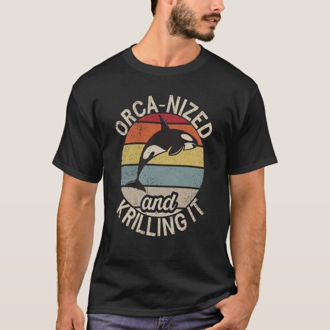 Whales Watch Dolphin Pottwhal  Saying Orca Whale   T Shirt (Framsida)