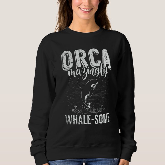 Whales Watch Dolphin Pottwhal  Saying Orca Whale   T Shirt (Framsida)
