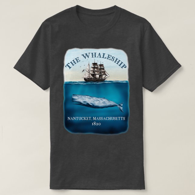 Whalesship T Shirt (Design framsida)