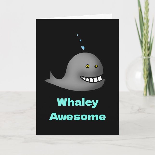 Whaley Fantastisk Funny Tack Kort (Framsida)