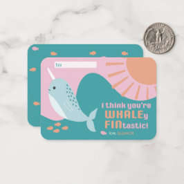Whaley Finstastic - Classroom Valentine Anteckningskort