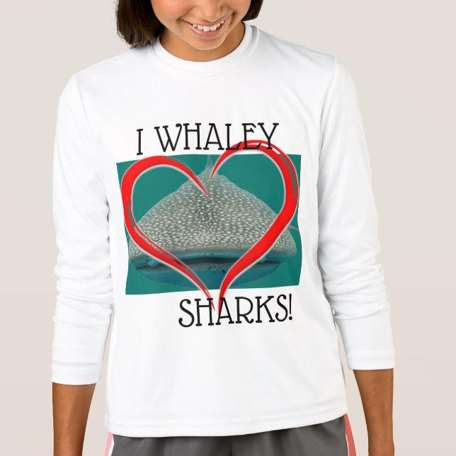 Whaley Shark Kärlek T Shirt (Framsida)