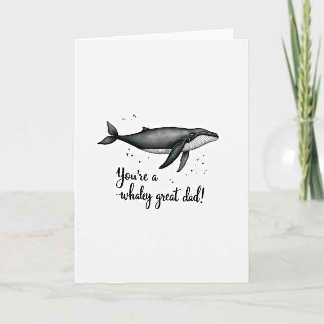 Whaley Superpappa Konstkort Kort (Framsida)
