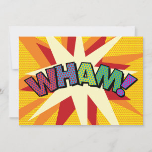 WHAM Din Meddelande Pratbubbla Kul Retro