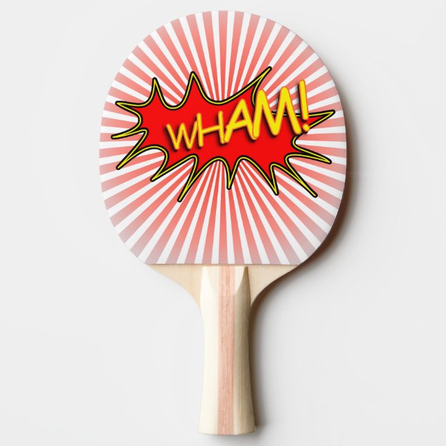 Wham explosion. Fodral-Mate iPhone hoesje Pingisracket (Baksidan)