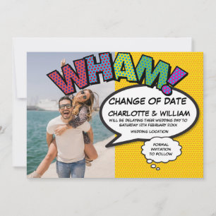 WHAM Foto Datum ändrat Försenad Tecknad Serie Spara Datumet
