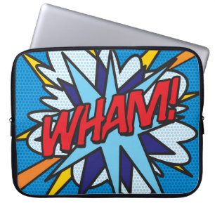 WHAM Kul Retro Serietidning Popkonst Laptop Sleeve