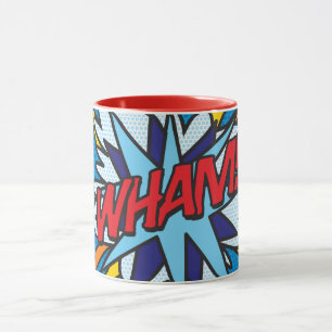 WHAM Kul Retro Serietidning Popkonst Mugg