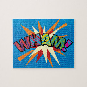 WHAM Kul Retro Serietidning Popkonst Pussel