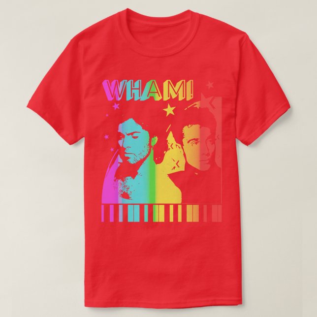 WHAM Rainbow Fade T Shirt (Design framsida)
