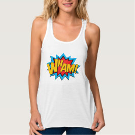 WHAM RETRO T SHIRT LINNE MED RACERBACK 