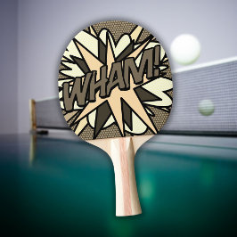WHAM Rolig Retro Cool Serietidning Pingisracket
