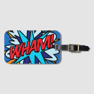 WHAM Rolig Retro Serietidning Popkonst Bagagebricka