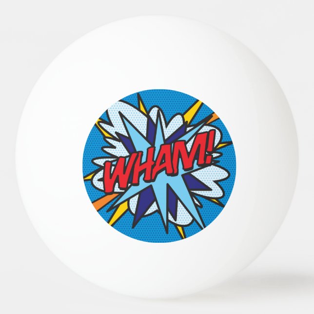 WHAM Rolig Serietidning Cool Modern Pingisboll (Framsidan)