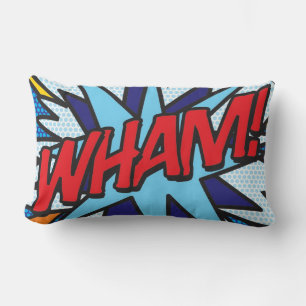 WHAM ZAP Kul Cool Serietidningscitat Trendigt Lumbarkudde