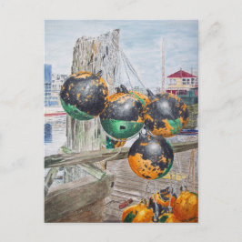 Wharf Bumpers-teckning Vykort