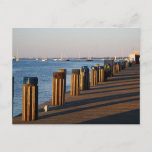 Wharf, Nantucket Harbour Vykort