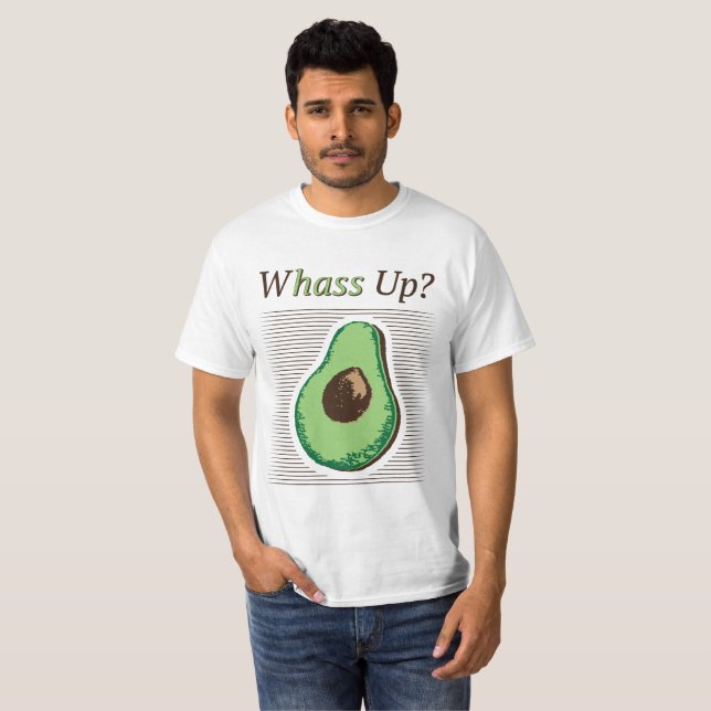 Whass upp? t-shirt (Hel framsida)