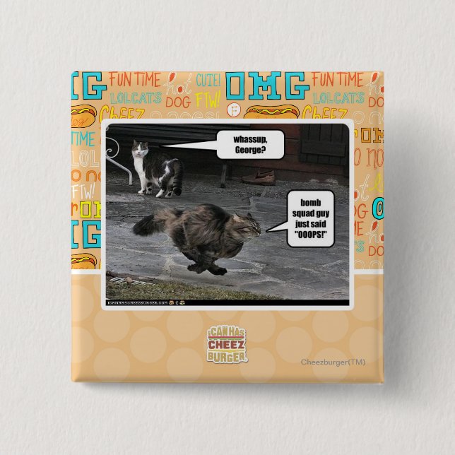 whassup George? Knapp (Framsida)