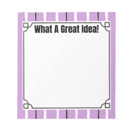 What A Great Idea!  Anteckningsblock