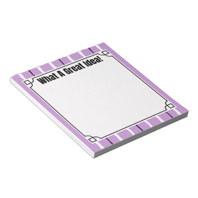 What a Great Idea! Anteckningsblock (Vinklad)