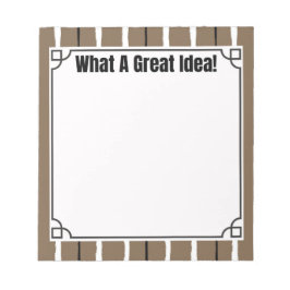 What A Great Idea!  Anteckningsblock