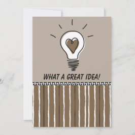 What A Great Idea! - Flat Card
