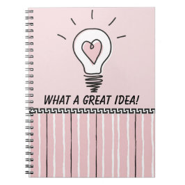 What A Great Idea! - Notebook  Anteckningsbok