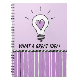 What A Great Idea! - Notebook Anteckningsbok