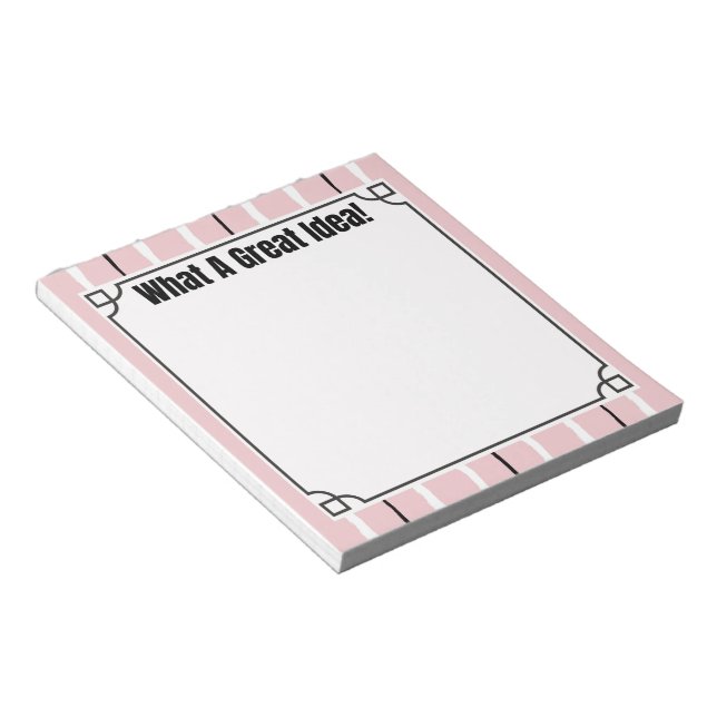 What A Great Idea! - Notes Anteckningsblock (Vinklad)