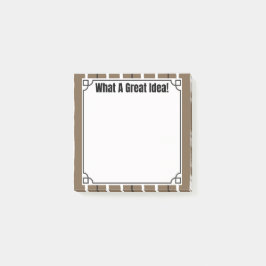 What A Great Idea!  Post-it Block