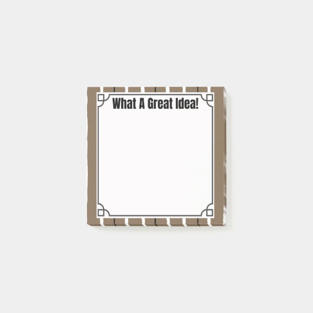 What A Great Idea!  Post-it Block (Framsida)