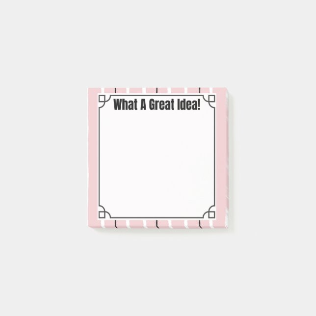 What a Great Idea!  Post-it Block (Framsida)