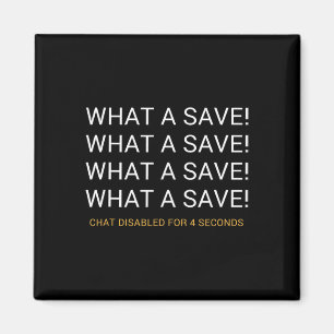 What A Save Chatt Otillgänglig Rocket Soccer Game Magnet