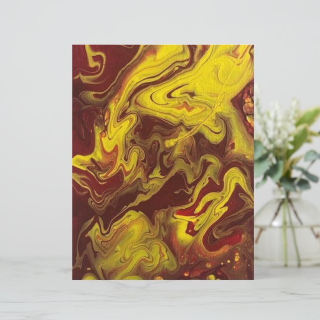 What a view! Golden Scrapbook paper. (Stående Fram)