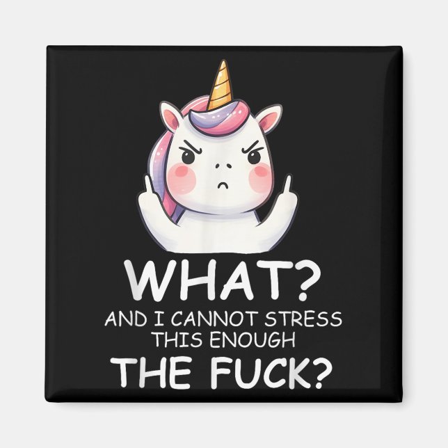 What &amp; I Cannot Stress This Enough The Fck Sig Magnet (Framsidan)