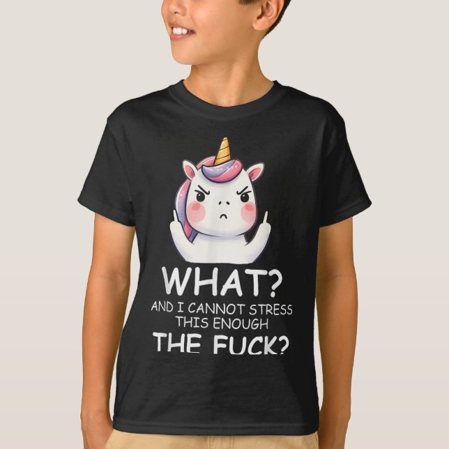 What &amp; I Cannot Stress This Enough The Fck Sig T Shirt (Framsida)