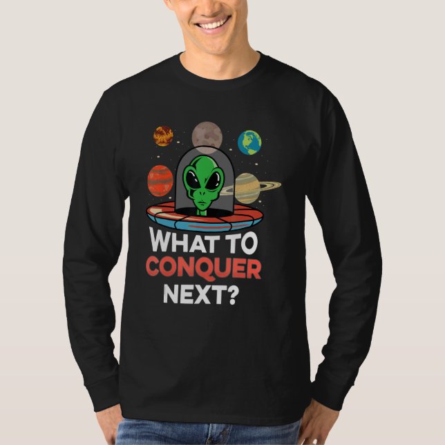 What Conquer Next Ufology T Shirt (Framsida)