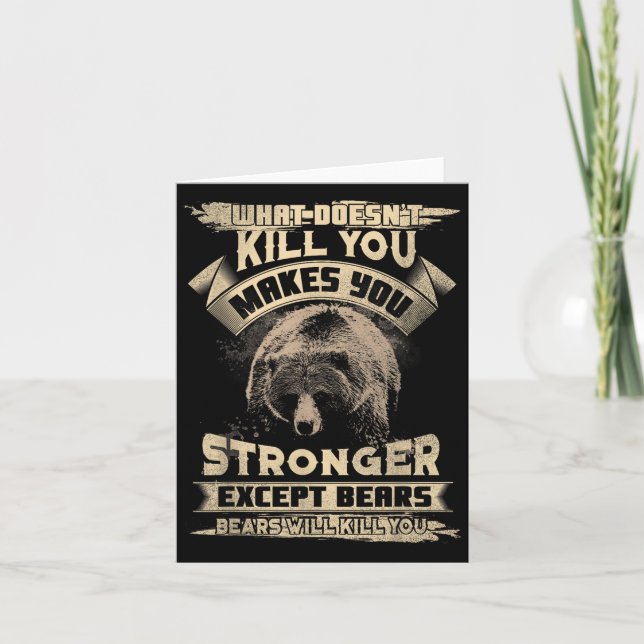 What Doesn't Kill Makes You Stronger Except For Be Kort (Framsida)