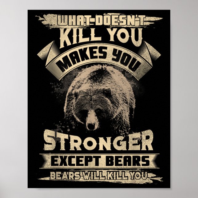 What Doesn't Kill Makes You Stronger Except For Be Poster (Framsidan)